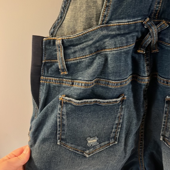 Denim maternity overalls - Picture 5 of 10